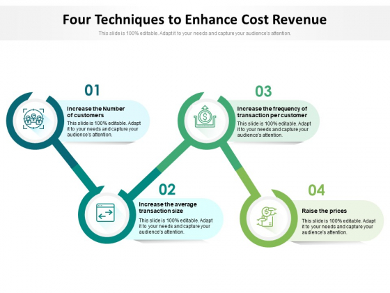 Four Techniques To Enhance Cost Revenue Ppt PowerPoint Presentation File Background PDF Four Techniques To Enhance Cost Revenue Ppt PowerPoint Presentation File Background PDF