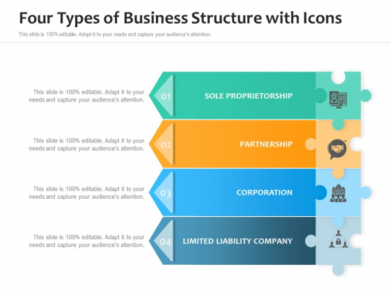 Four Types Of Business Structure With Icons Ppt PowerPoint Presentation File Graphics Design PDF Four Types Of Business Structure With Icons Ppt PowerPoint Presentation File Graphics Design PDF