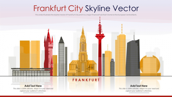 Frankfurt City Skyline Vector PowerPoint Presentation PPT Template PDF