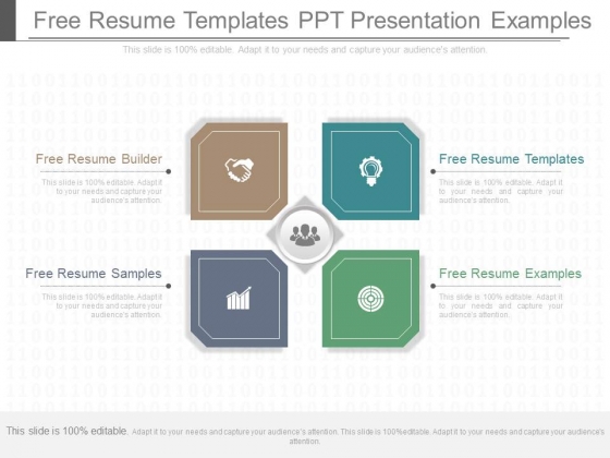 Free Resume Templates Ppt Presentation Examples