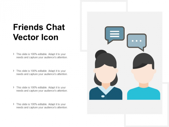 Friends Chat Vector Icon Ppt PowerPoint Presentation Ideas Outfit