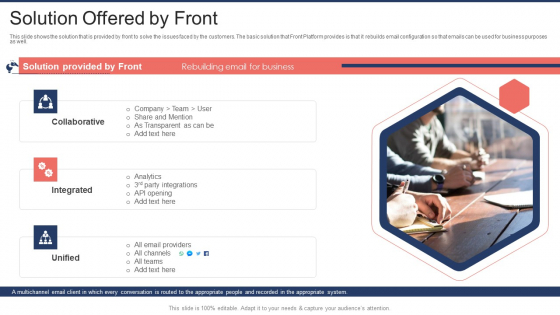Front Capital Funding Solution Offered By Front Ppt Ideas Background Designs PDF Front Capital Funding Solution Offered By Front Ppt Ideas Background Designs PDF
