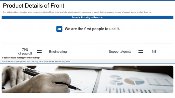 Front Series Venture Capital Funding Product Details Of Front Portrait PDF
