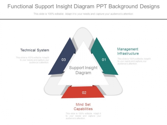 Functional Support Insight Diagram Ppt Background Designs