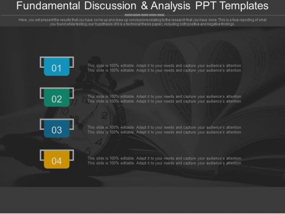 Fundamental Discussion And Analysis Ppt Templates Fundamental Discussion And Analysis Ppt Templates