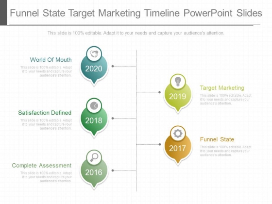 Funnel State Target Marketing Timeline Power Point Slides Funnel State Target Marketing Timeline Power Point Slides