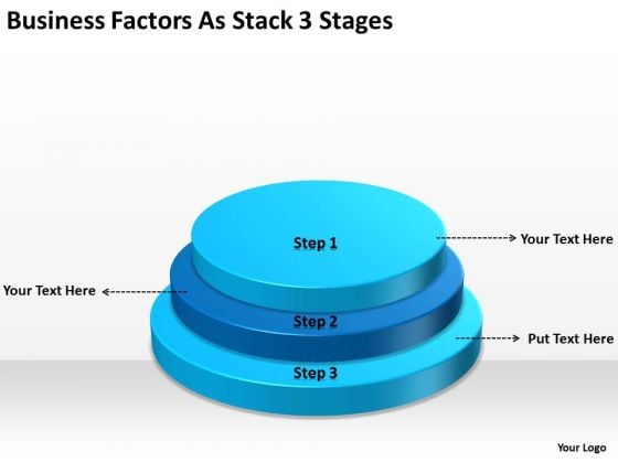 Factors As Stack 3 Stages Ppt How Write Business Plan Template PowerPoint Slides