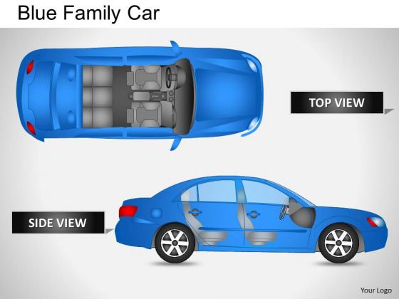 Family Blue Family Car PowerPoint Slides And Ppt Diagram Templates Family Blue Family Car PowerPoint Slides And Ppt Diagram Templates