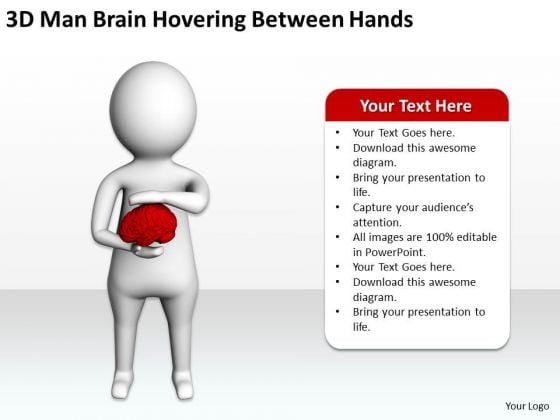 Famous Business People Brain Hovering Between Hands PowerPoint Templates Ppt Backgrounds For Slides Famous Business People Brain Hovering Between Hands PowerPoint Templates Ppt Backgrounds For Slides