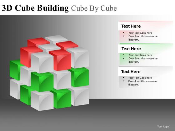 Final Piece 3d Blocks PowerPoint Templates Final Piece 3d Blocks PowerPoint Templates