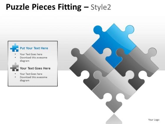 Finance Puzzle Pieces Fitting PowerPoint Slides And Ppt Diagram Templates