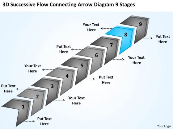 Flow Connecting Arrow Diagram 9 Stages Small Business Plans For Dummies PowerPoint Slides Flow Connecting Arrow Diagram 9 Stages Small Business Plans For Dummies PowerPoint Slides