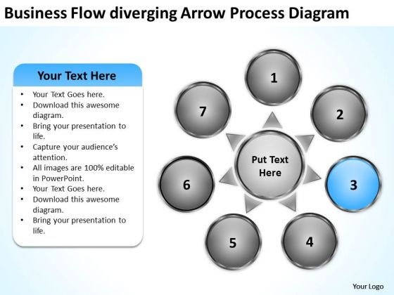 Flow Diverging Arrow Process Diagram Circular PowerPoint Templates Flow Diverging Arrow Process Diagram Circular PowerPoint Templates