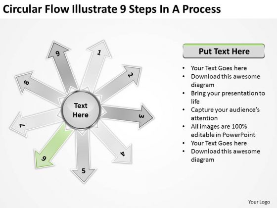Flow Illustrate 9 Steps In Process Circular Layout Network PowerPoint Slides Flow Illustrate 9 Steps In Process Circular Layout Network PowerPoint Slides