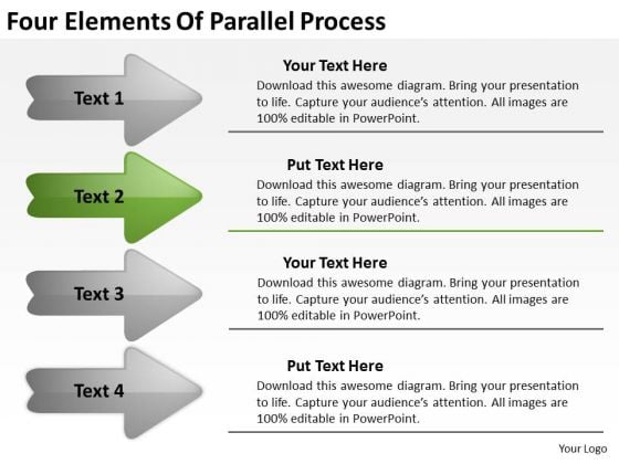 Four Elements Of Parallel Process Business Plan PowerPoint Slides Four Elements Of Parallel Process Business Plan PowerPoint Slides