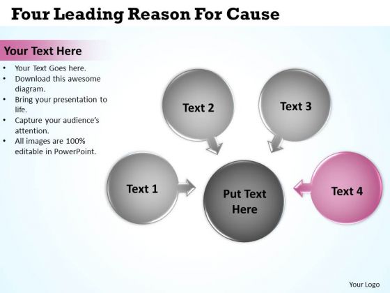 Four Leading Reason For Cause Ppt Circular Flow Process PowerPoint Slides Four Leading Reason For Cause Ppt Circular Flow Process PowerPoint Slides