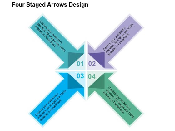 Four Staged Arrows Design PowerPoint Templates Four Staged Arrows Design PowerPoint Templates
