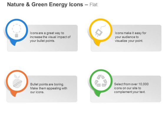 Four Symbols For Green Energy Generation Ppt Slides Graphics Four Symbols For Green Energy Generation Ppt Slides Graphics