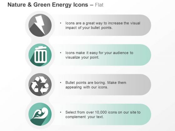 Four Vertical Green Energy Symbols Ppt Slides Graphics Four Vertical Green Energy Symbols Ppt Slides Graphics