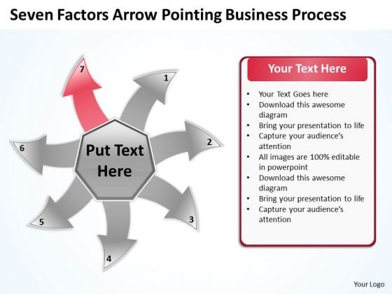 Free Business PowerPoint Template Process Circular Flow Layout Chart Free Business PowerPoint Template Process Circular Flow Layout Chart