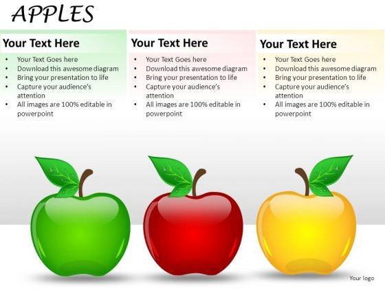 Fruit Apples PowerPoint Slides And Ppt Diagrams Templates Fruit Apples PowerPoint Slides And Ppt Diagrams Templates