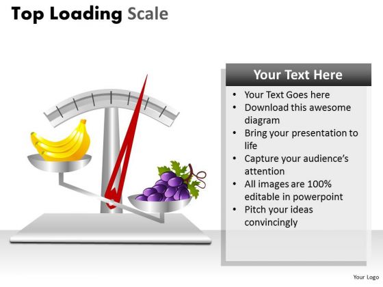 Fruits Weighing Scale PowerPoint Slides And Ppt Diagram Templates