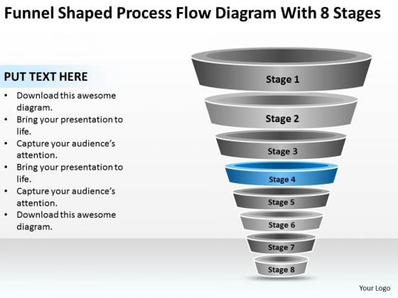 Funnel Shaped Process Flow Diagram With 8 Stages Ppt Elements Business Plan PowerPoint Templates Funnel Shaped Process Flow Diagram With 8 Stages Ppt Elements Business Plan PowerPoint Templates