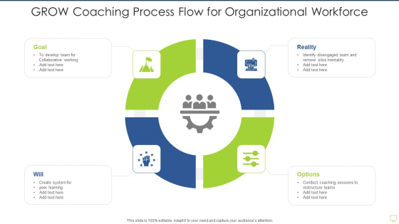 GROW Coaching Process Flow For Organizational Workforce Rules PDF