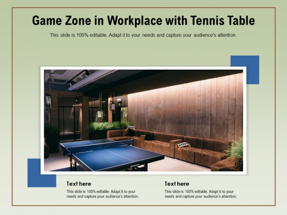 Game Zone In Workplace With Tennis Table Ppt PowerPoint Presentation Professional Display PDF Game Zone In Workplace With Tennis Table Ppt PowerPoint Presentation Professional Display PDF