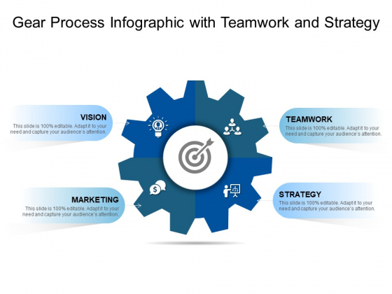 Gear Process Infographic With Teamwork And Strategy Ppt PowerPoint Presentation Infographic Template Infographics PDF Gear Process Infographic With Teamwork And Strategy Ppt PowerPoint Presentation Infographic Template Infographics PDF