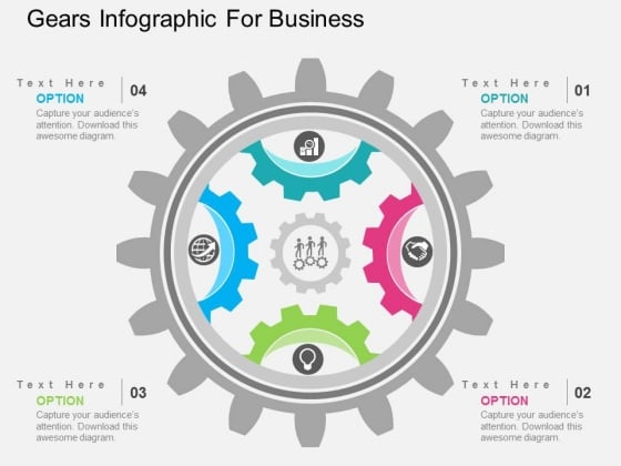 Gears Infographic For Business Powerpoint Templates Gears Infographic For Business Powerpoint Templates