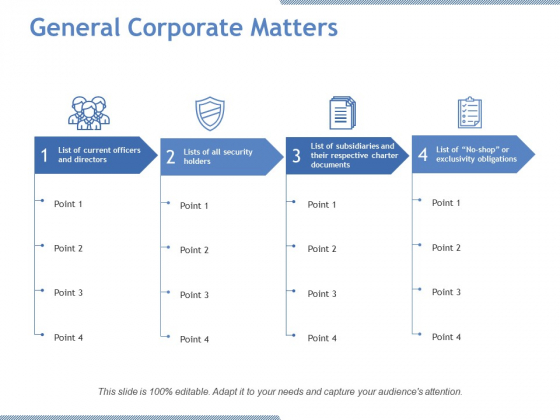 General Corporate Matters Ppt PowerPoint Presentation Infographics Slideshow General Corporate Matters Ppt PowerPoint Presentation Infographics Slideshow