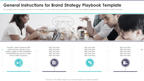 General Instructions For Brand Strategy Playbook Template Graphics PDF General Instructions For Brand Strategy Playbook Template Graphics PDF