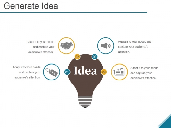 Generate Idea Ppt PowerPoint Presentation Ideas Demonstration