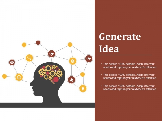 Generate Idea Ppt PowerPoint Presentation Introduction