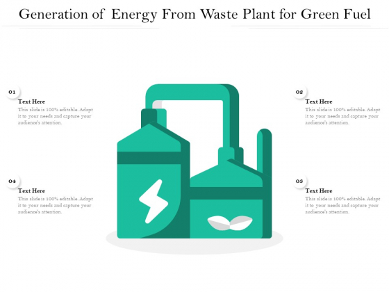 Generation Of Energy From Waste Plant For Green Fuel Ppt Ideas Layout Ideas PDF