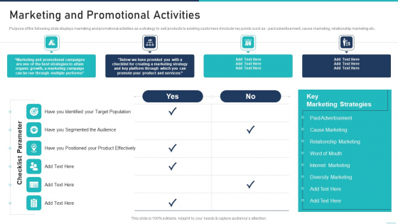 Generic Growth Playbook Marketing And Promotional Activities Download PDF