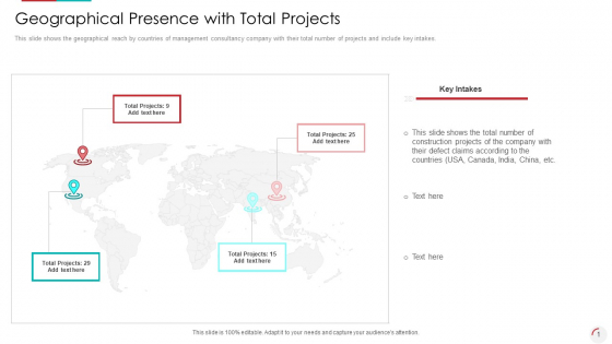 Geographical Presence With Total Projects Information PDF Geographical Presence With Total Projects Information PDF