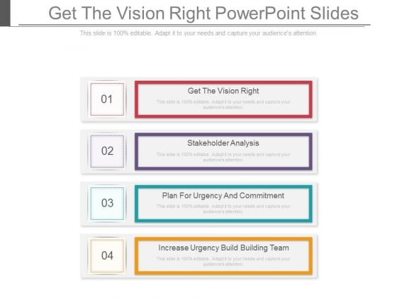 Get The Vision Right Powerpoint Slides Get The Vision Right Powerpoint Slides