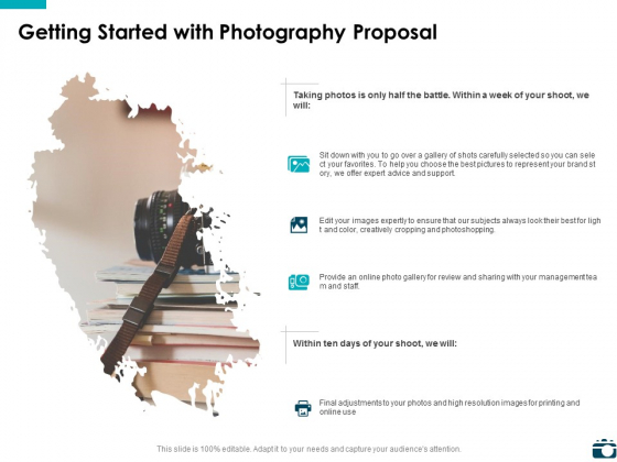 Getting Started With Photography Proposal Ppt PowerPoint Presentation Professional Pictures