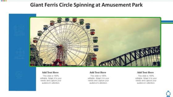 Giant Ferris Circle Spinning At Amusement Park Demonstration PDF Giant Ferris Circle Spinning At Amusement Park Demonstration PDF