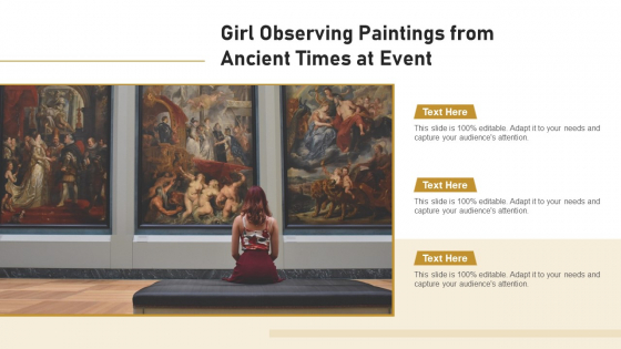 Girl Observing Paintings From Ancient Times At Event Ppt Ideas Graphic Images Girl Observing Paintings From Ancient Times At Event Ppt Ideas Graphic Images
