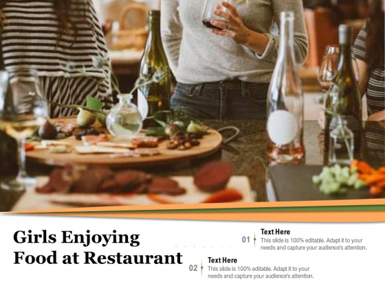 Girls Enjoying Food At Restaurant Ppt PowerPoint Presentation File Outline PDF Girls Enjoying Food At Restaurant Ppt PowerPoint Presentation File Outline PDF