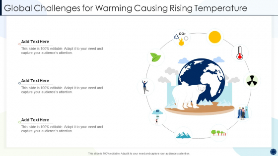 Global Challenges For Warming Causing Rising Temperature Mockup PDF Global Challenges For Warming Causing Rising Temperature Mockup PDF