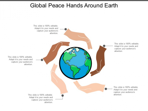 Global Peace Hands Around Earth Ppt PowerPoint Presentation Styles Skills