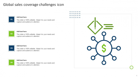 Global Sales Coverage Challenges Icon Structure PDF