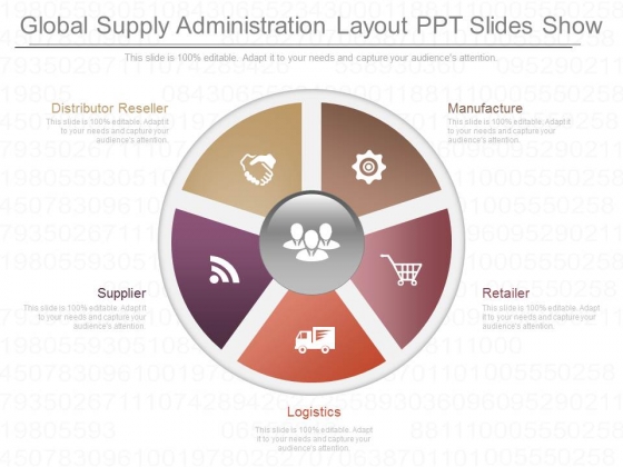 Global Supply Administration Layout Ppt Slides Show