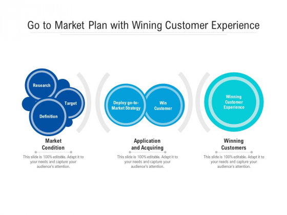 Go To Market Plan With Wining Customer Experience Ppt PowerPoint Presentation Icon Layouts PDF
