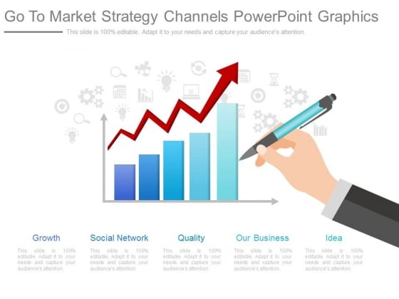 Go To Market Strategy Channels Powerpoint Graphics