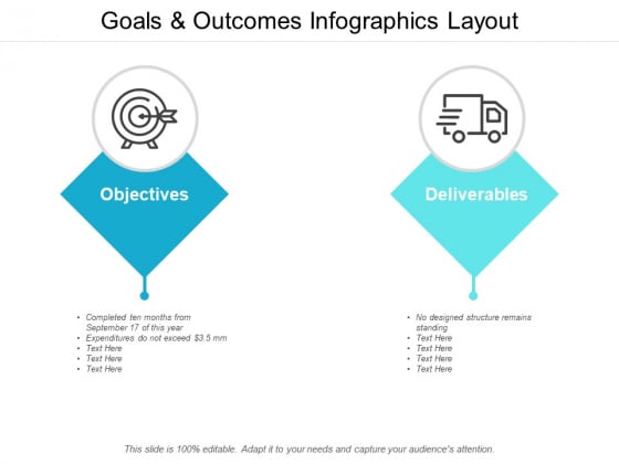 Goals And Outcomes Infographics Layout Ppt Powerpoint Presentation Layouts Introduction Goals And Outcomes Infographics Layout Ppt Powerpoint Presentation Layouts Introduction